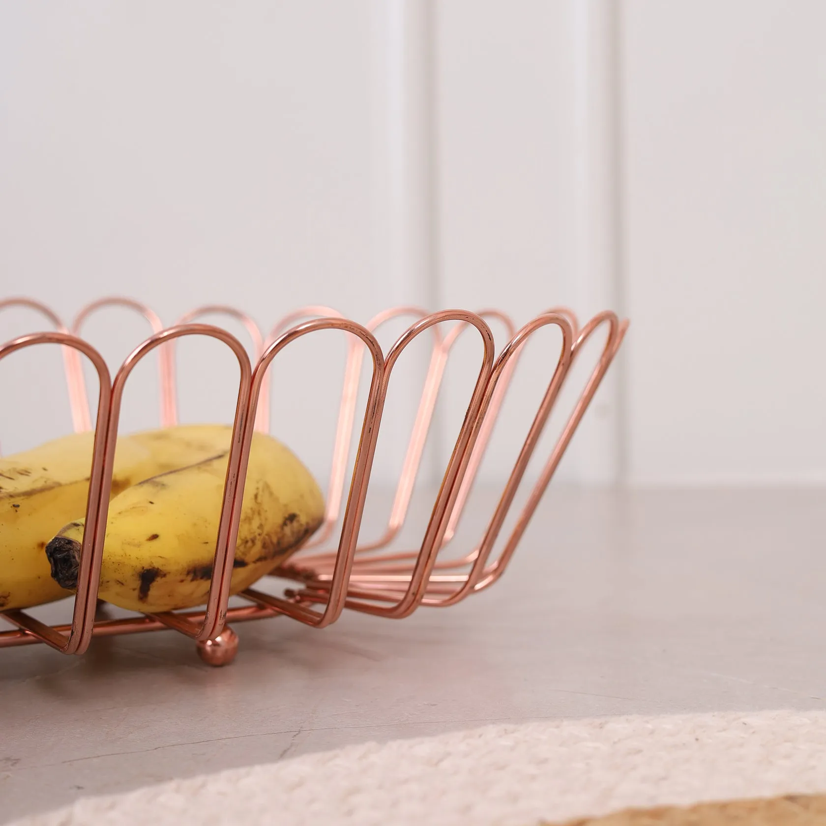 Wire Metal Basket - Copper