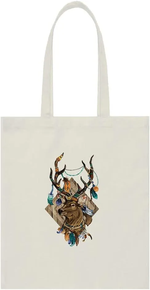 WIRESTER Reusable Canvas Tote Bag for Women Girls, Grocery Shopping Bag, Shoulder Bag, Travel Tote Bag, Dog Cat Animal