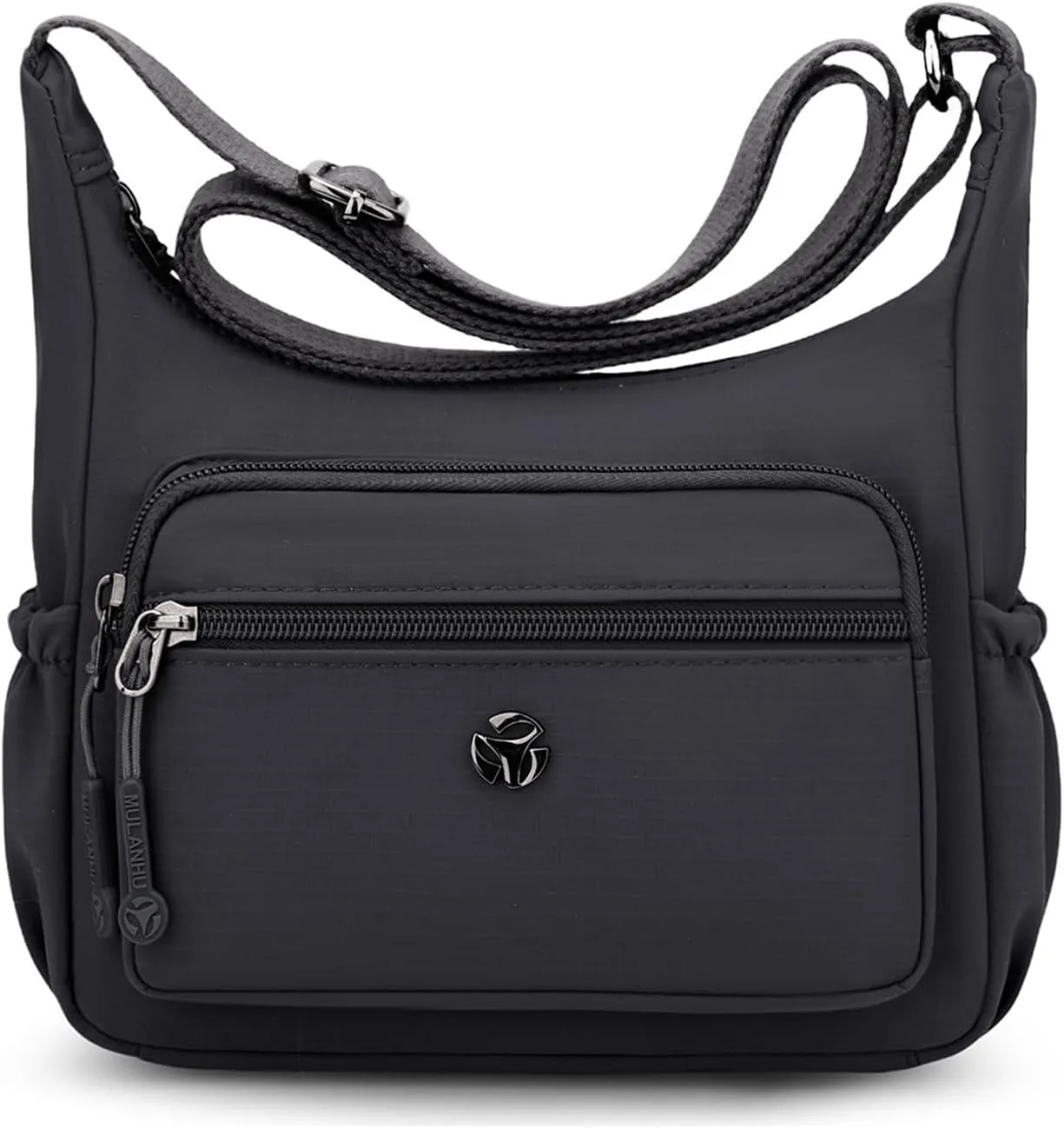 WITERY Crossboby Bags for Women - Waterproof Nylon Multi-Pocket Crossboby Purse for Women Pocketbooks Medium Shoulder Handbag