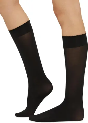 Wolford Women's Velvet de Luxe 50 Knee-Highs