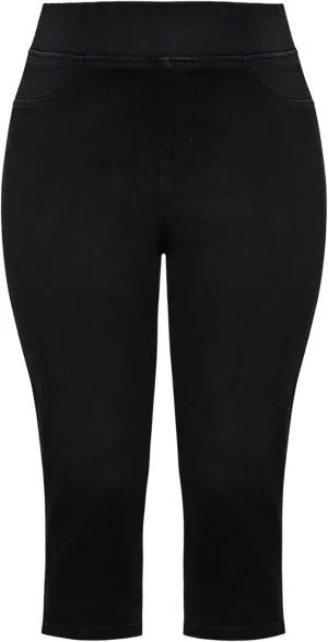 Women's Pull on Cropped Denim Legging