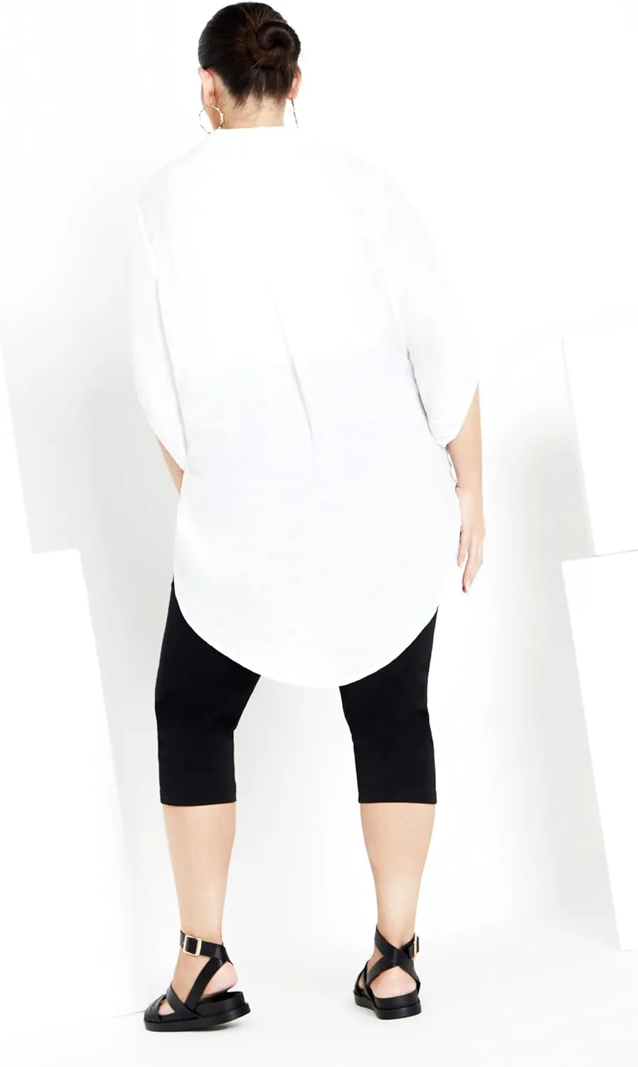 Women's Pull on Cropped Denim Legging