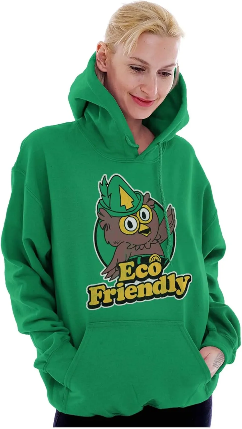 Woodsy Owl Eco Friendly Cute Forest Hoodie Sweatshirt Women Men
