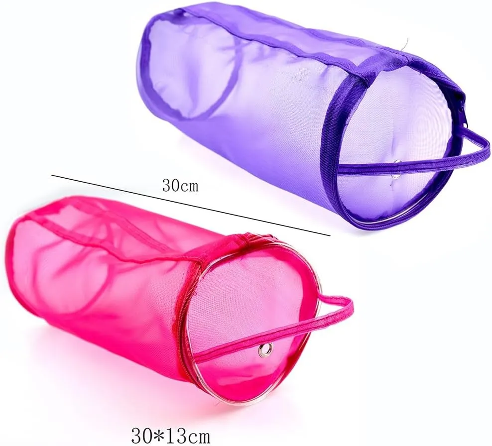 Wool Handbag Storage Bag Perforated Mesh Bag Portable Wool Storage Bag Hand-Woven