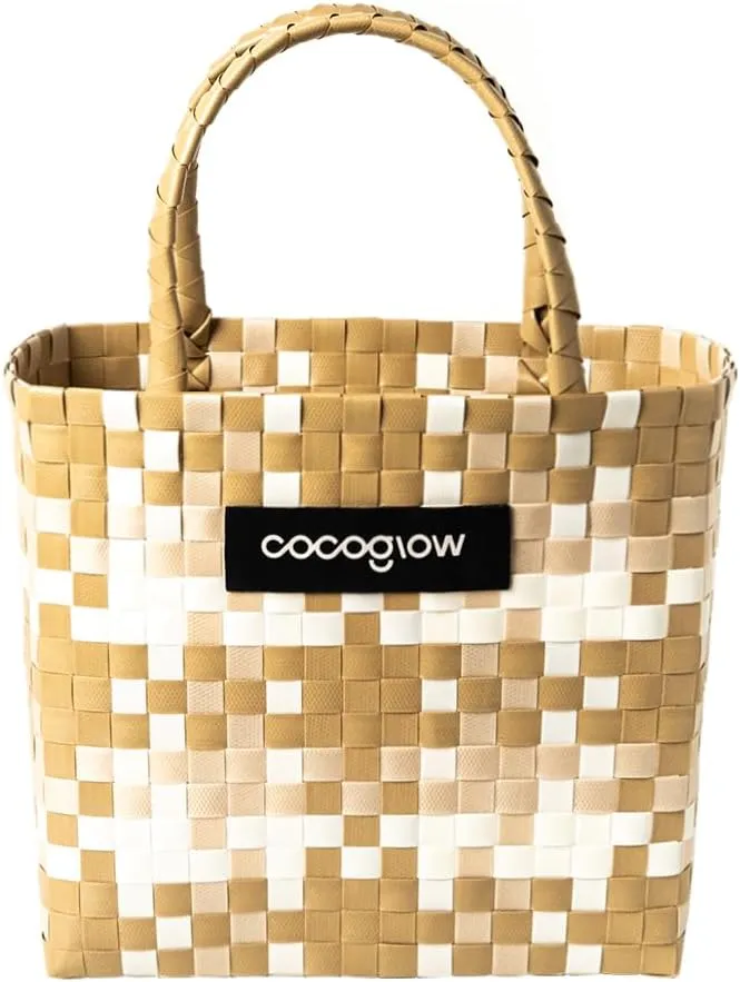 Woven Tote Bag For Women, PP eco-friendly tote bag,Female Handbag and Purses, Summer Beach, Pool