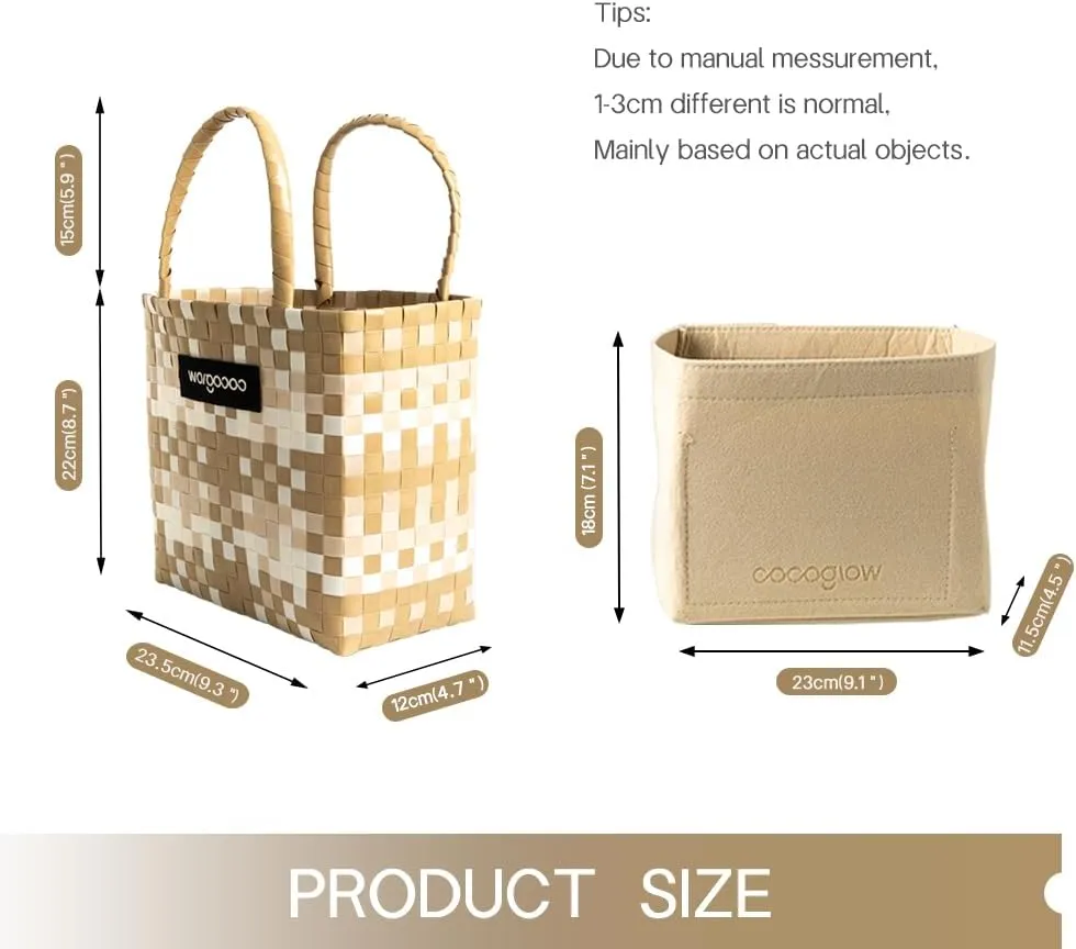 Woven Tote Bag For Women, PP eco-friendly tote bag,Female Handbag and Purses, Summer Beach, Pool