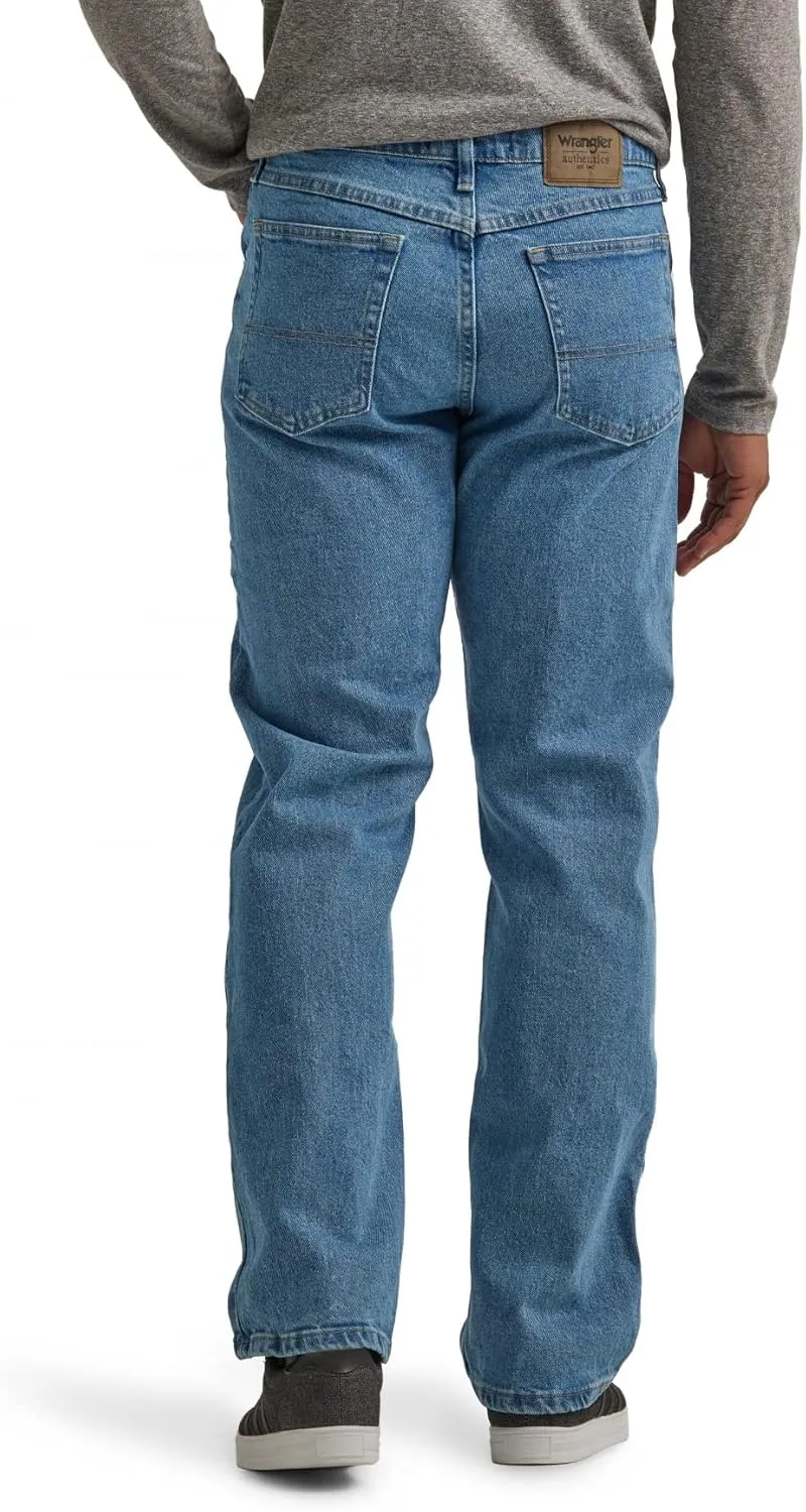 Wrangler Authentics Men's Classic 5-Pocket Relaxed Fit Flex Jean