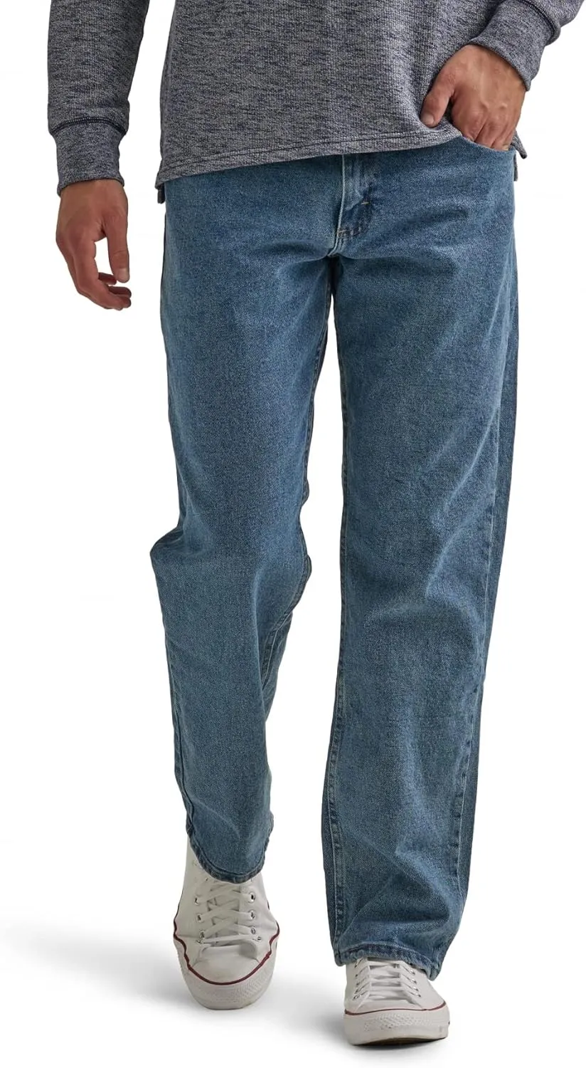 Wrangler Authentics Men's Classic 5-Pocket Relaxed Fit Flex Jean