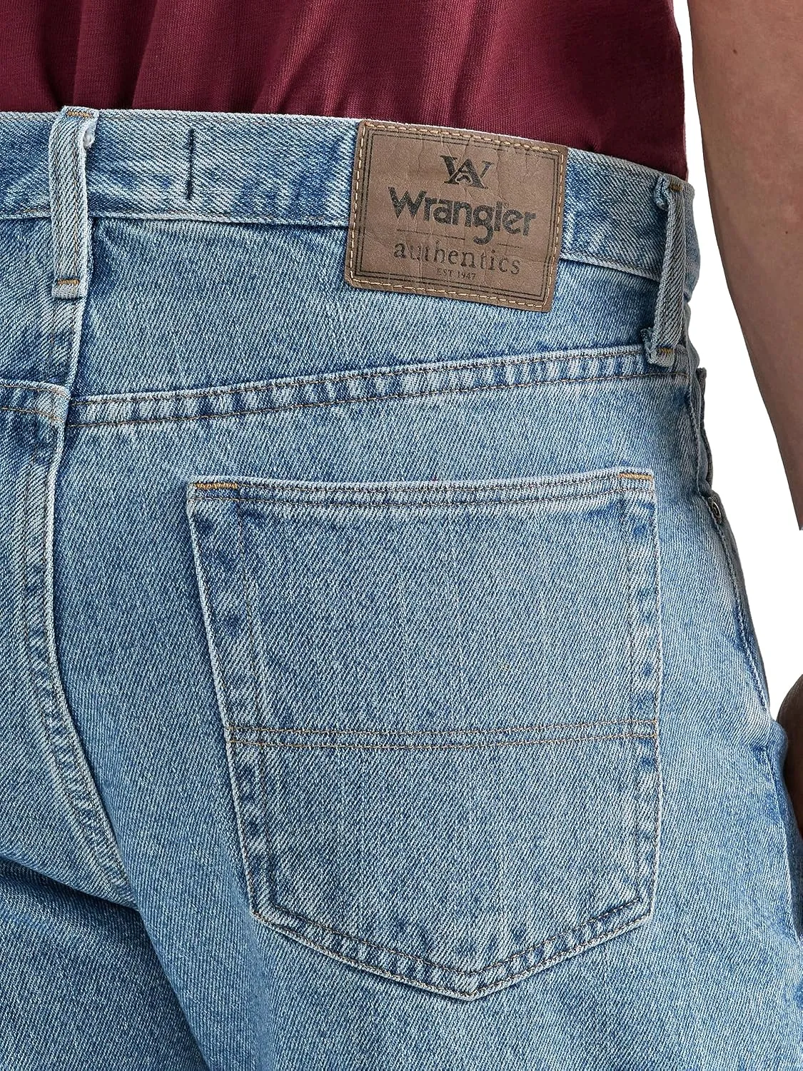 Wrangler Authentics Men's Classic Relaxed Fit Five Pocket Jean Short
