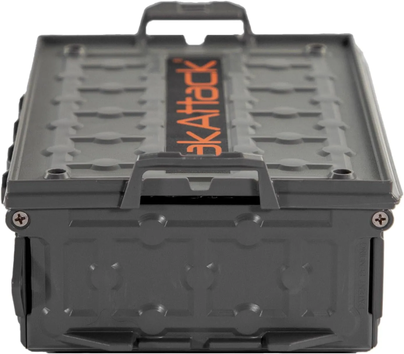 YakAttack TracPak Stackable Storage Box – Battleship Grey | Kayak Fishing Gear Storage | Fits GearTrac & MightyMount | Kayak Accessories for Fishing Tackle & Tools | Compact 1 lb Weight