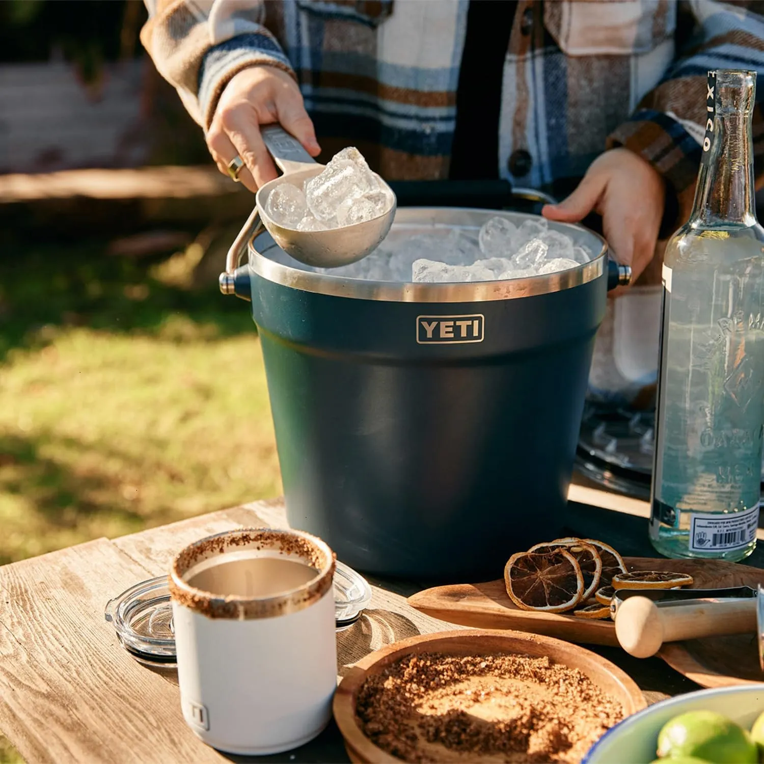 YETI Beverage/Ice Bucket, Holds 6 Longnecks or 3 Bottles of Wine