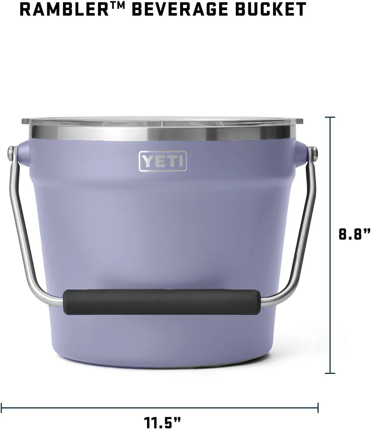 YETI Beverage/Ice Bucket, Holds 6 Longnecks or 3 Bottles of Wine