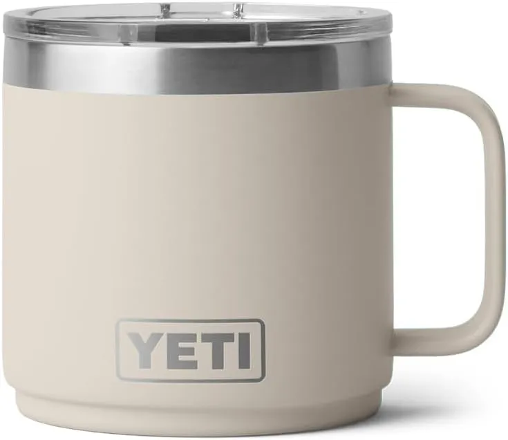 YETI Rambler 14 oz Stackable Mug, Vacuum Insulated, Stainless Steel with MagSlider Lid