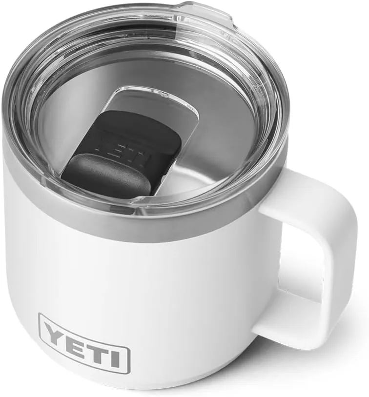 YETI Rambler 14 oz Stackable Mug, Vacuum Insulated, Stainless Steel with MagSlider Lid