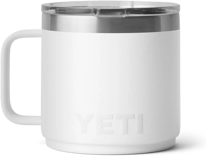 YETI Rambler 14 oz Stackable Mug, Vacuum Insulated, Stainless Steel with MagSlider Lid