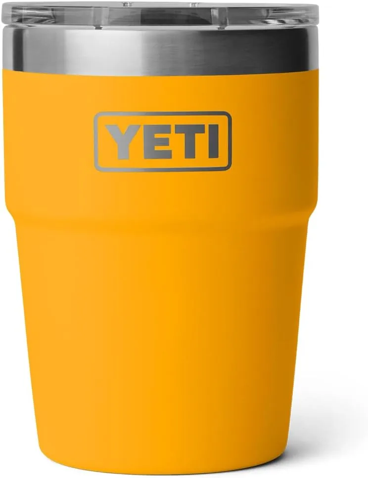 YETI Rambler 16 oz Stackable Tumbler, Vacuum Insulated, Stainless Steel with MagSlider Lid