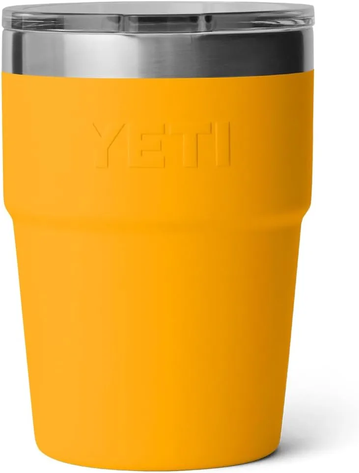 YETI Rambler 16 oz Stackable Tumbler, Vacuum Insulated, Stainless Steel with MagSlider Lid