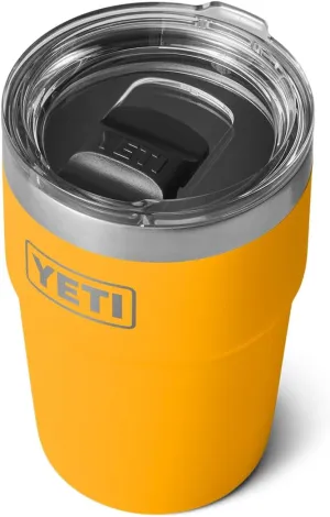 YETI Rambler 16 oz Stackable Tumbler, Vacuum Insulated, Stainless Steel with MagSlider Lid