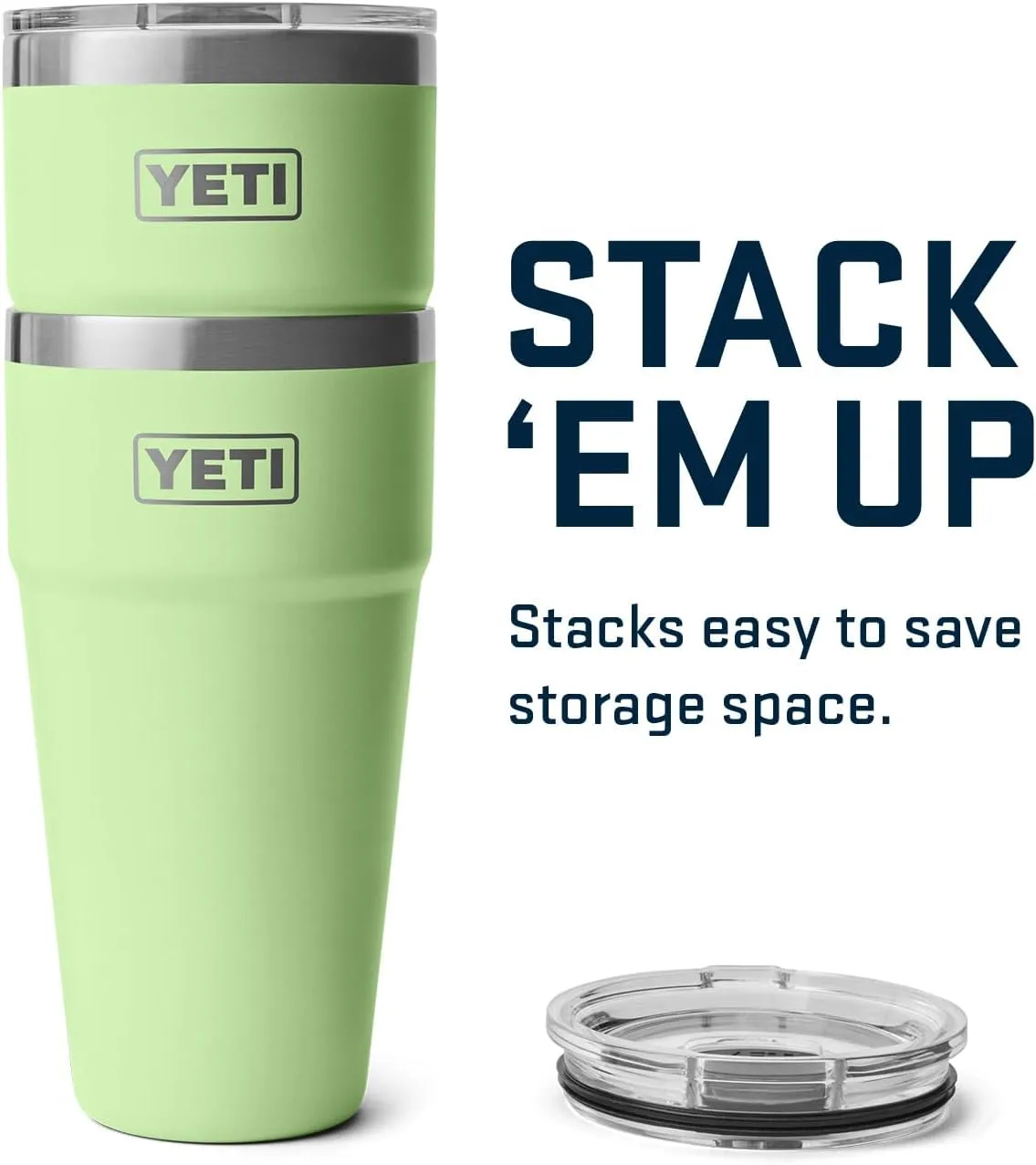 YETI Rambler 30 oz Stackable Tumbler, Stainless Steel, Vacuum Insulated with MagSlider Lid