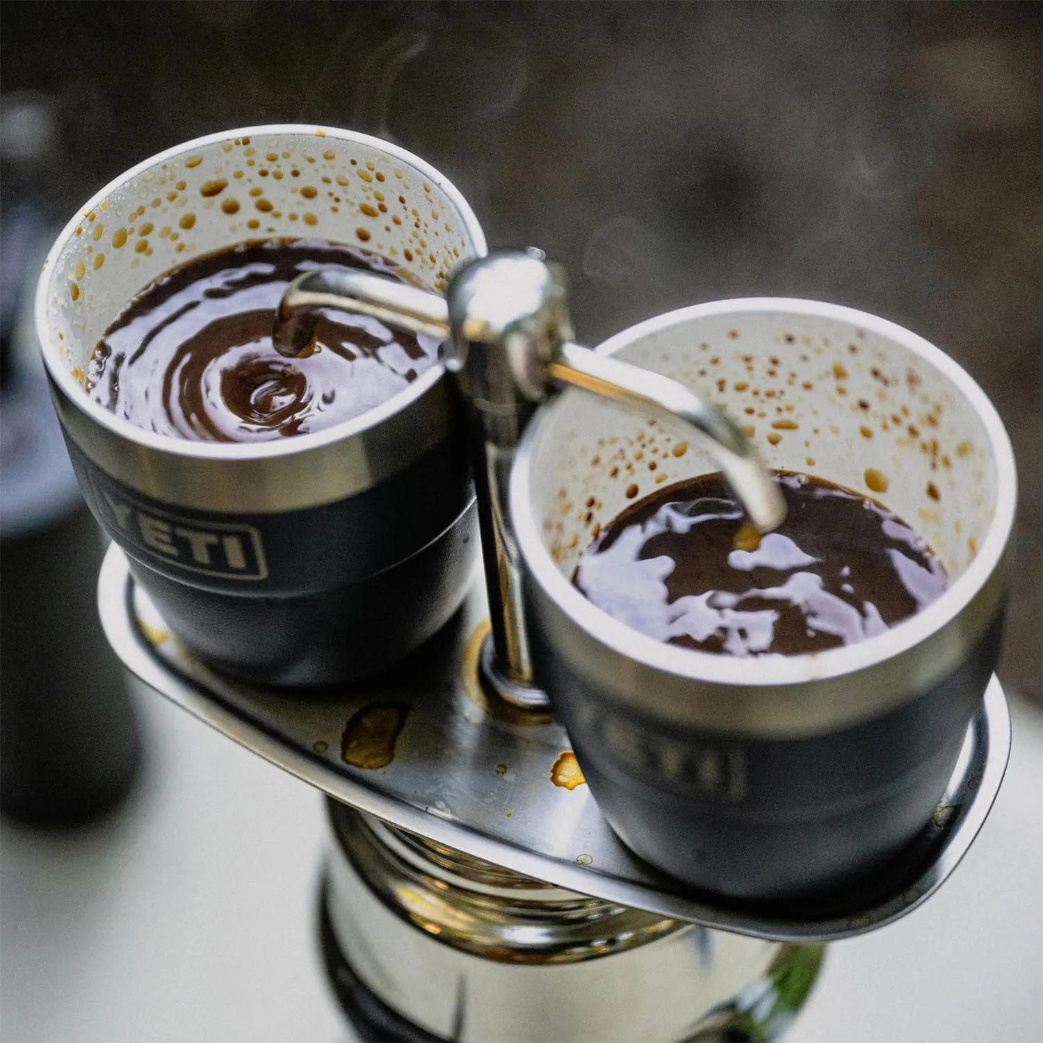 YETI Rambler 4 oz Stackable Cup, Stainless Steel, Vacuum Insulated Espresso/Coffee Cup, 2 Pack