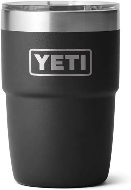 YETI Rambler 8 oz Stackable Cup, Stainless Steel, Vacuum Insulated Espresso Cup with MagSlider Lid