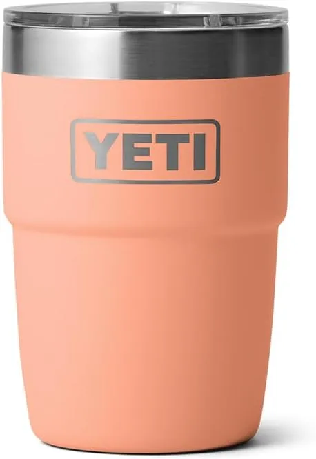 YETI Rambler 8 oz Stackable Cup, Stainless Steel, Vacuum Insulated Espresso Cup with MagSlider Lid