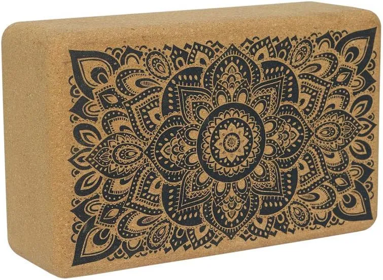 YOGA DESIGN LAB | The Cork Block | Eco Friendly Luxury | Superior Grip and Strength | Natural