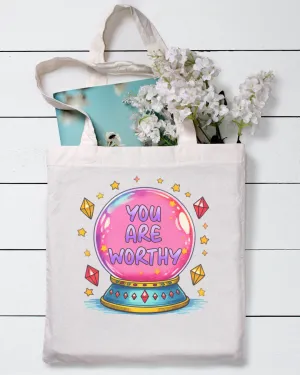 YOU ARE WORTHY Tote