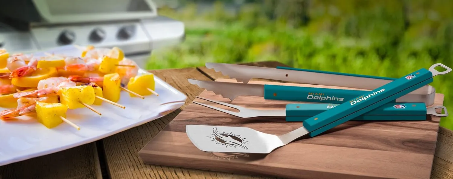 YouTheFan NFL Spirit Series 3-Piece BBQ Set