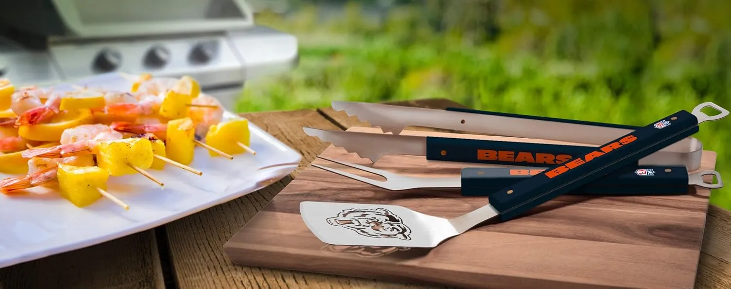 YouTheFan NFL Spirit Series 3-Piece BBQ Set