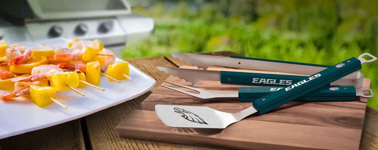 YouTheFan NFL Spirit Series 3-Piece BBQ Set