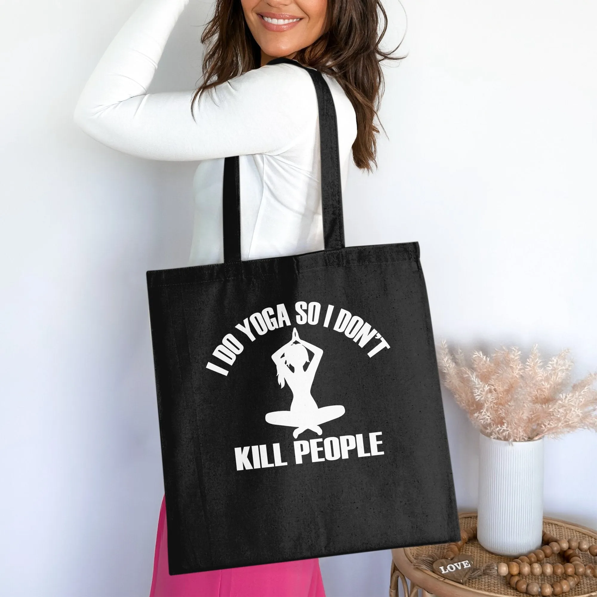 Zen Vengeance - Yoga Lover Tote Bags