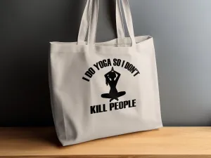 Zen Vengeance - Yoga Lover Tote Bags