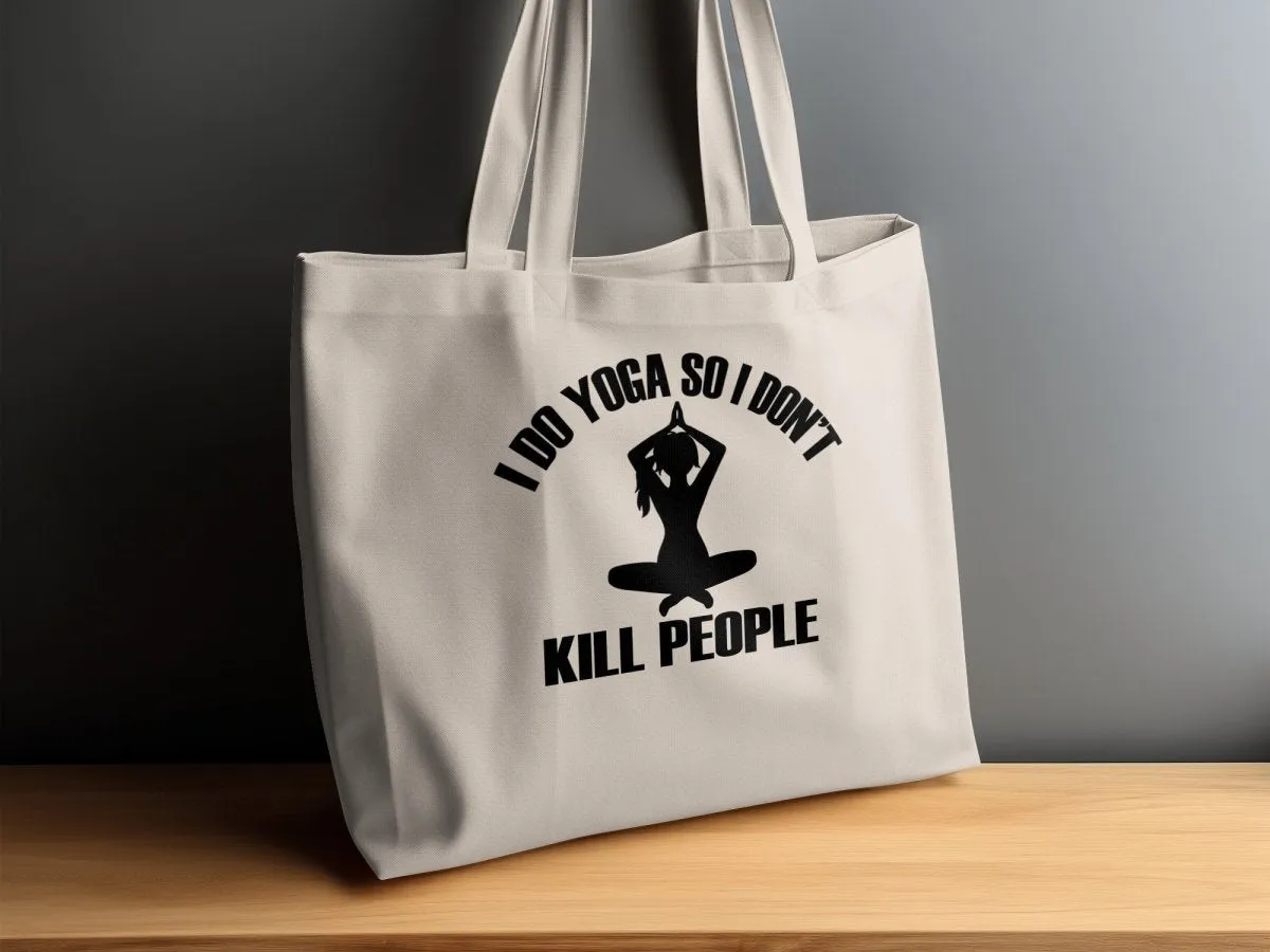 Zen Vengeance - Yoga Lover Tote Bags
