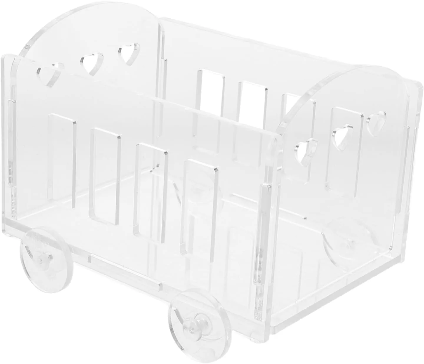 Zerodeko Acrylic Figurine Display Case Transparent Storage Organizer for Dolls Action Figures Model Cars Space Saving Showcase for Collectibles Home Decor