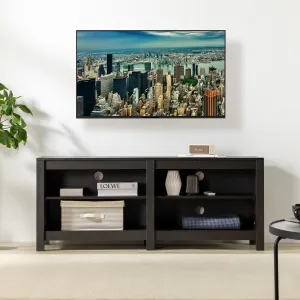 ZINUS Camden TV Stand for TVs up to 65", Contemporary Entertainment Center with Open Shelving, TV Stand with Storage, Living Room or Bedroom Furniture, Espresso