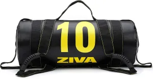 ZIVA Power Sandbag – Pre-Weighted Training Bag with Multiple Handles for Full-Body Strength & Conditioning – Heavy-Duty, No-Fill Needed (10–50 lb)